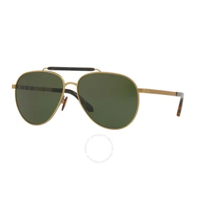 Burberry Green Pilot Unisex Sunglasses 0be3097 127171 59