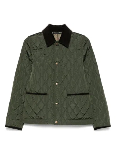 BURBERRY GREEN QUILTED JACKET