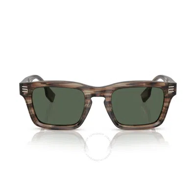 Burberry Green Rectangular Men's Sunglasses 0be4403 409871 51