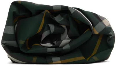 Burberry Green Rose Clutch In Ivy