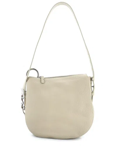 Burberry Green Sheep Leather Knight Shoulder Bag Small (authentic Pre-loved)