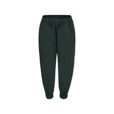 Burberry Kids' Green Trousers For Boy With Equestrian Knigh
