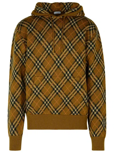 Burberry Green Wool Blend Sweatshirt