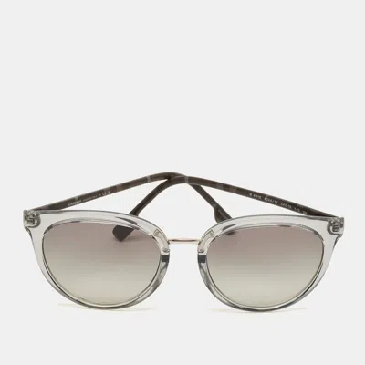 Pre-owned Burberry Grey Gradient B 4316 Willow Sunglasses In Gray
