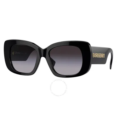 Burberry Grey Gradient Butterfly Ladies Sunglasses Be4410 30018g 52 In Black