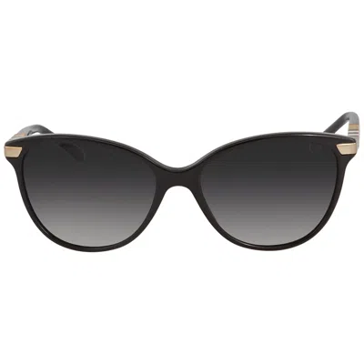 Burberry Grey Gradient Cat Eye Ladies Sunglasses Be4216 3001t3 57 In Black