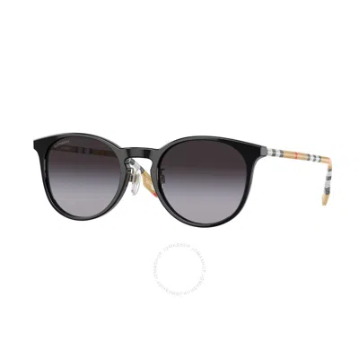 Burberry Grey Gradient Phantos Ladies Sunglasses Be4380d 38538g 51 In Black