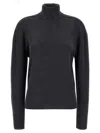Burberry High Neck Sweater Sweaters And Cardigans In Grey