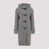 Burberry Wool Coat Women In Gray
