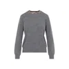 Burberry Wool Pullover Women In Gray
