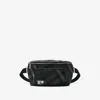 Burberry Grid Belt Bag In Charcoal