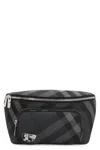 BURBERRY BURBERRY GRID FABRIC BELT BAG