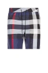 Burberry Mens Carbon Blue Guildes Graphic-print Regular-fit Shell Shorts In Carbon Blue