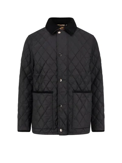Burberry Haddington Quilted And Padded Jacket In Black