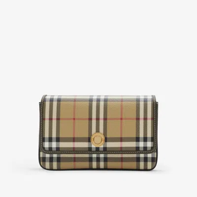 Burberry Hampshire Bag In Brown