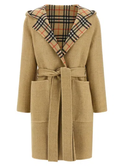BURBERRY BURBERRY 'HAMPSHIRE' REVERSIBLE COAT