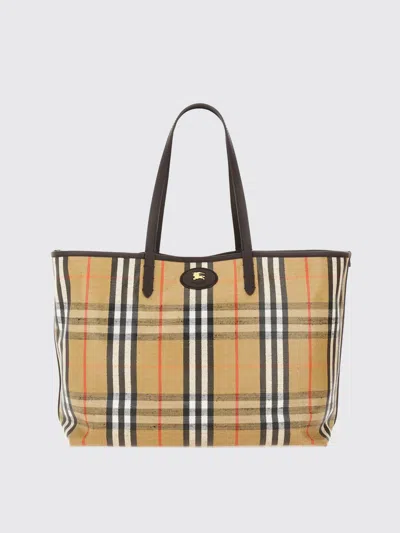 BURBERRY TOTE BAG BURBERRY WOMAN COLOR EARTH,H21720074