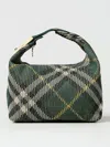 Burberry Green Mini Peg Duffle Bag In Green