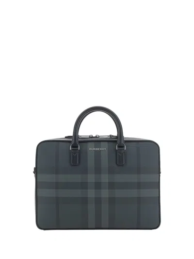 Burberry Shoulder Bags In Charcoal