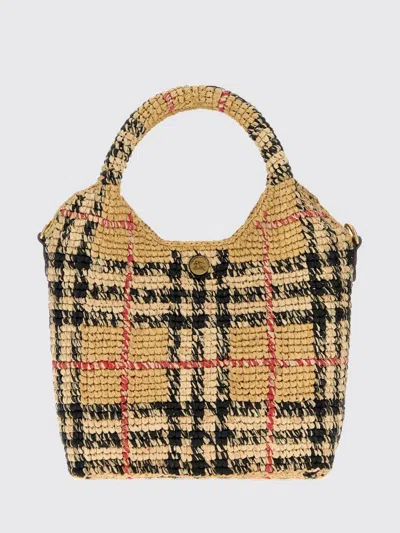 Burberry Handbag Woman Color Sand In Brown