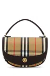 Burberry Embroidered Canvas Highlands Handbag