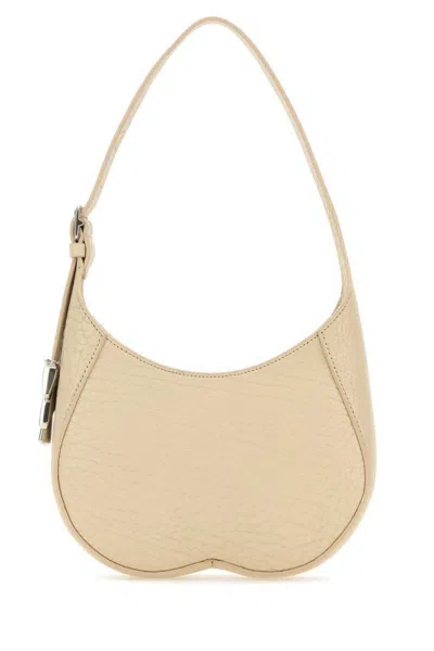 Burberry Sand Leather Small Chess Shoulder Bag In Beige O Tan