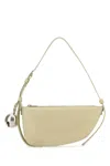 Burberry Light Green Shield Mini Shoulder Bag In Green