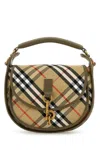 Burberry Small Handbag With Adjustable Strap And Check Pattern In Multicolor
