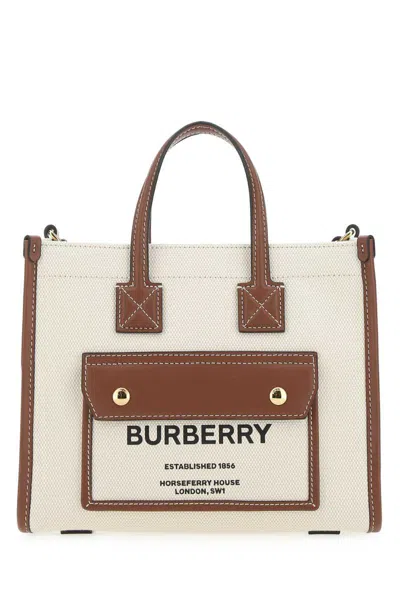 Burberry Handbags. In Natural/tan