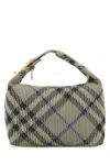 Burberry Women Embroidered Nylon Mini Peg Handbag In Printed
