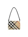 Burberry Snip Shoulder Bag In Sand Ip Check