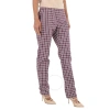 BURBERRY BURBERRY HANOVER STRAIGHT-FIT CHECK COTTON TAILORED TROUSERS