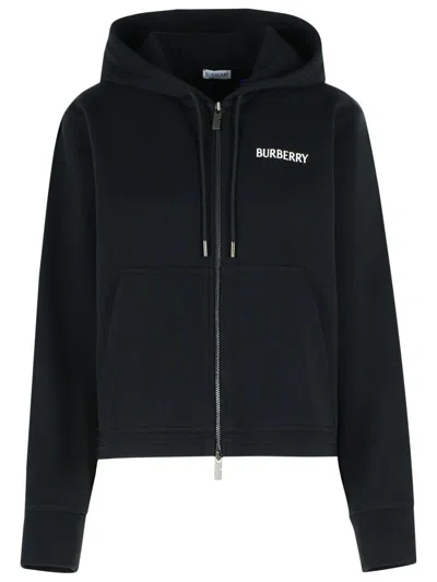 Burberry 'harper' Black Cotton Sweatshirt