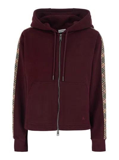 Burberry Harper Sweatshirt In Burgundy