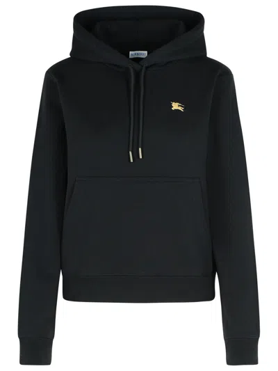 Burberry 'harriet' Black Cotton Sweatshirt
