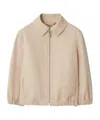 Burberry Harrington Cotton Bomber Jacket In Nude
