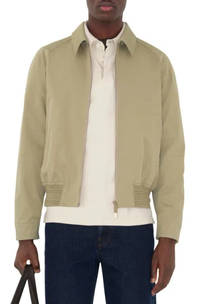 Burberry Harrington Cursive Hem Jacket In Skylark
