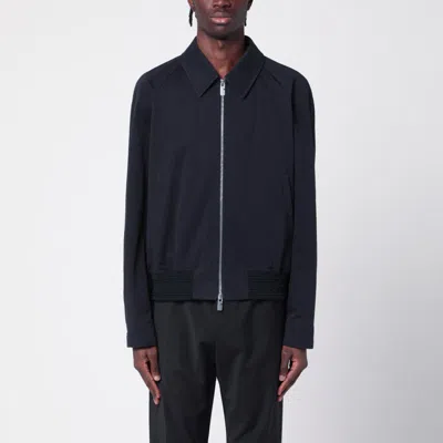 Burberry Harrington Jacket Navy Blue In Cotton
