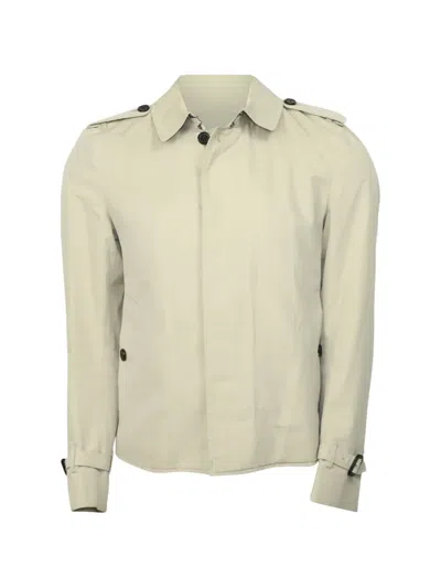 Pre-owned Burberry Harrington Jacket In Neutral