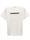 Burberry Oversized T-shirt That Sports The House Logo On The Front In White