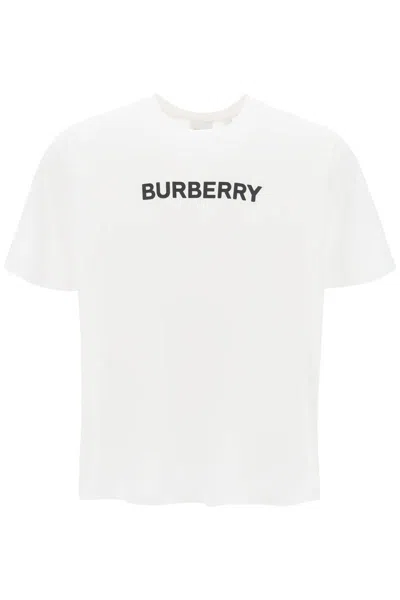 BURBERRY HARRISTON T-SHIRT WITH LOGO PRINT