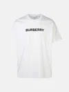 BURBERRY 'HARRISTON' WHITE COTTON T-SHIRT