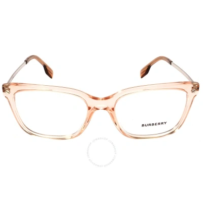 Burberry Hart Demo Square Ladies Eyeglasses Be2319 3865 52 In Neutral