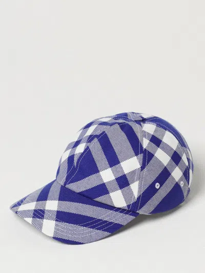 BURBERRY BURBERRY HAT IN CHECK WOOL BLEND