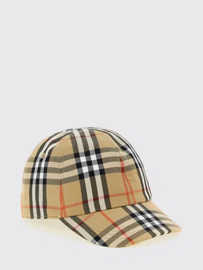 BURBERRY BURBERRY CHECK PATTERN COTTON HAT