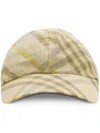 Burberry Check-pattern Eyelet-detailing Cap