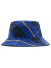 Burberry Checkered Cotton Bucket Hat