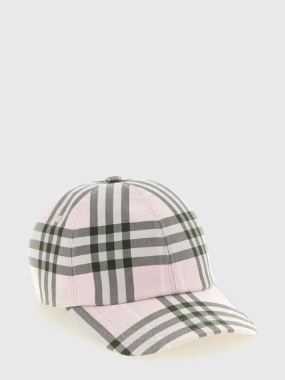 Burberry Pink Check Baseball Hat