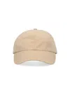 Burberry Baseball Cap Cotton Curved Brim In Neutral