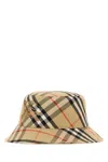 Burberry Vintage Check-pattern Bucket Hat In Beige